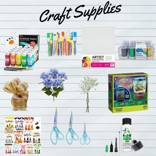 Cheap craft supplies list
