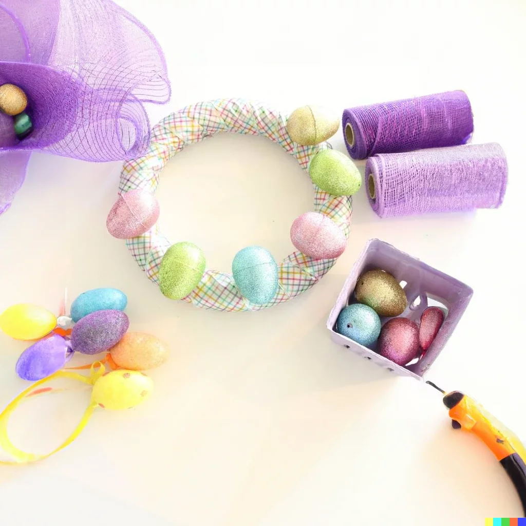 DIY Dollar Tree Easter Wreath - Simple and Budget-Friendly - Dollar ...
