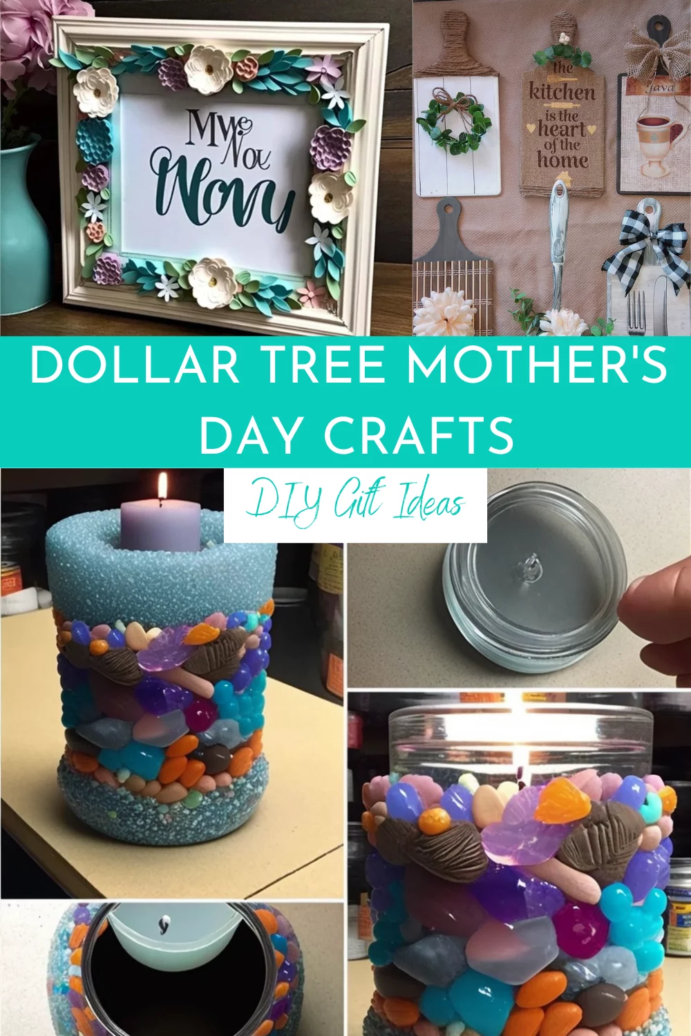 DIY MOTHER'S DAY GIFT IDEAS, 10 Dollar Tree Mother's Day Gift Ideas 2021