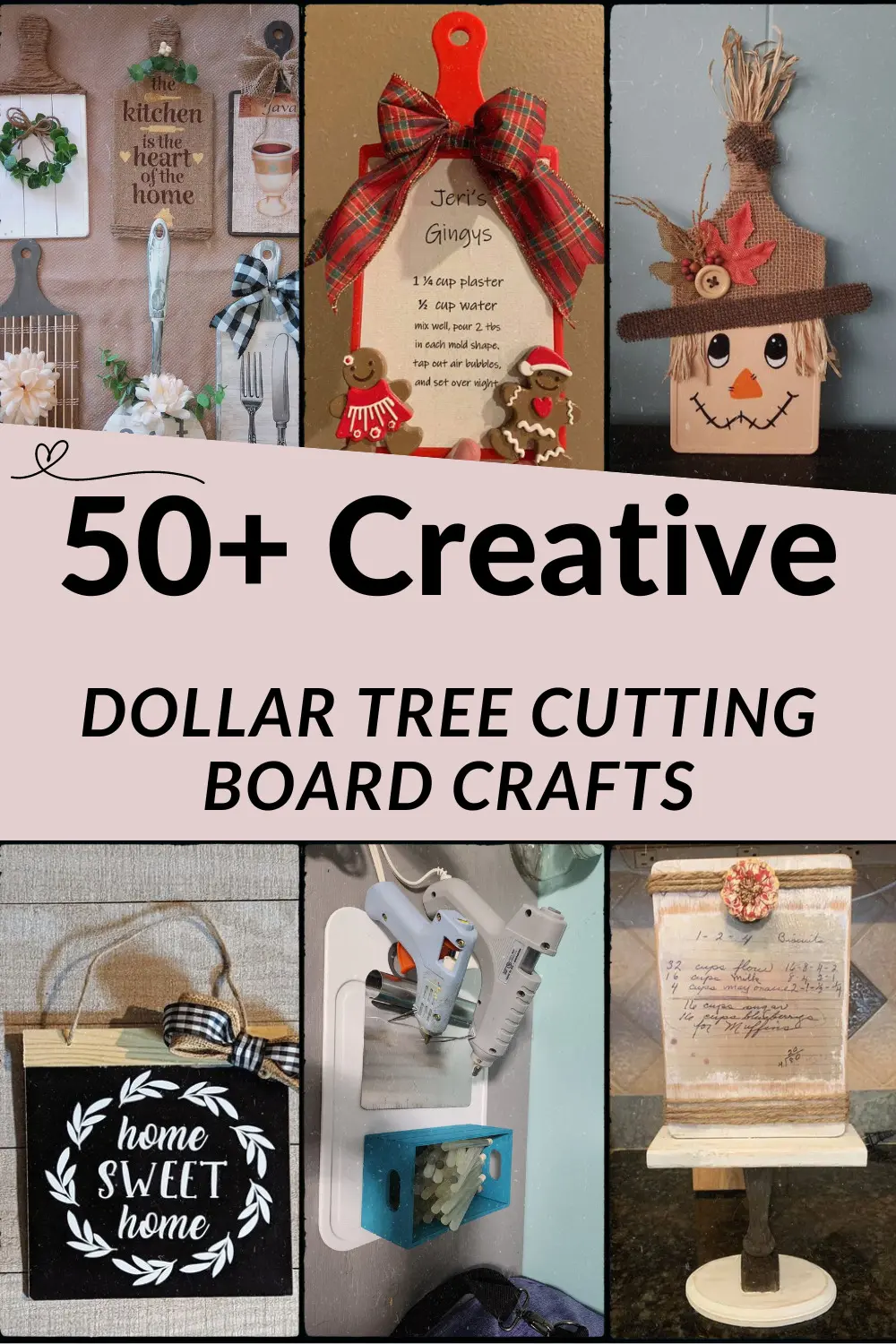 Dollar Store Tutorial - Turn Cutting Board into a Faux Antique Wood Board!