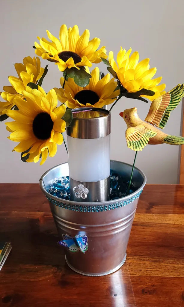 garden decor bird