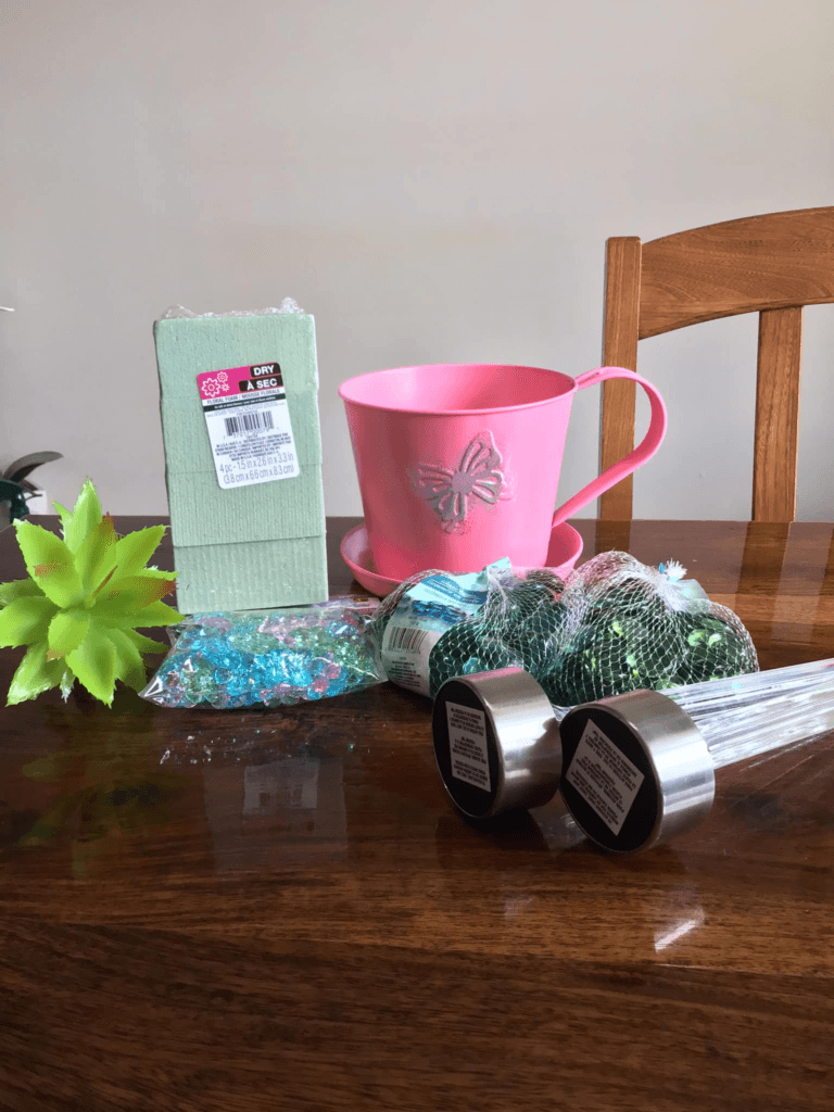 dollar tree garden projects supplies