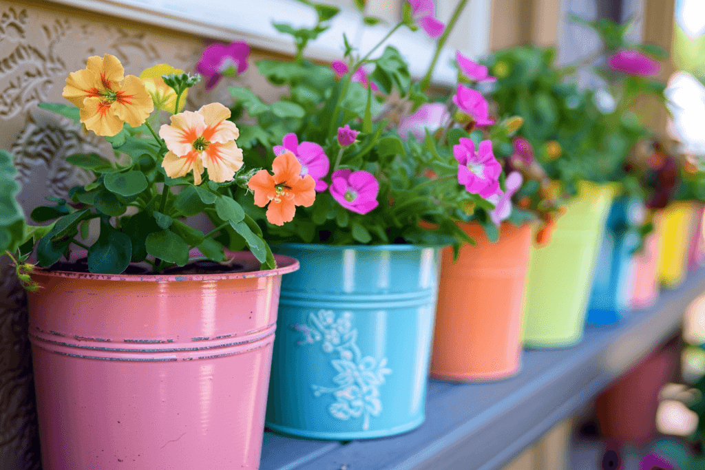 dollar tree garden project with dollar tree supplies