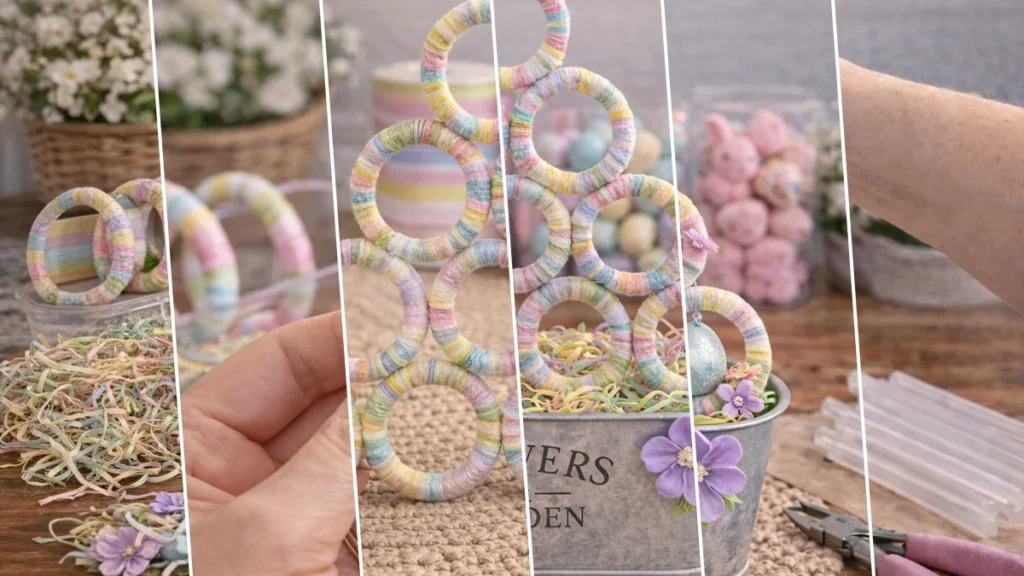 Charming Pastel Easter Bunny & Egg Tree Craft