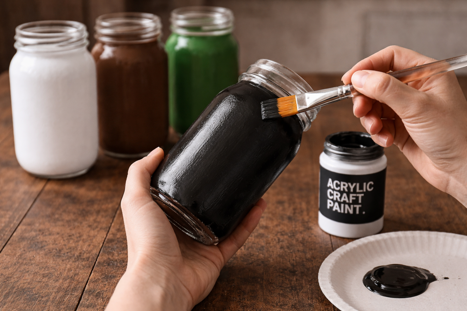 How to apply playbook jar base coat - DIY Football Game Day Mason Jar Decor DIY tutorial
