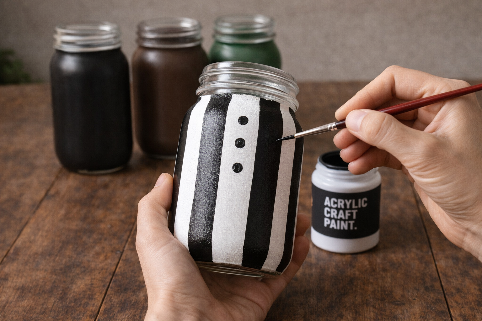 How to add referee buttons - DIY Football Game Day Mason Jar Decor DIY tutorial
