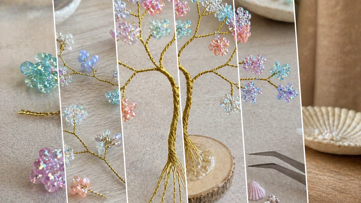 Mermaid’s Dream Beaded Wire Tree