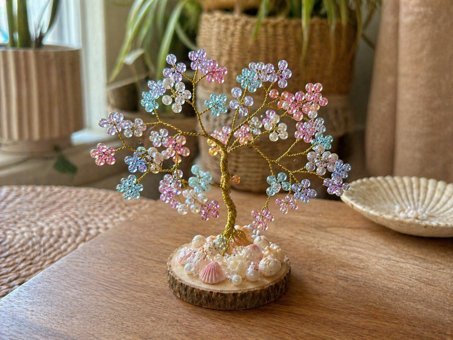 How to final branch shaping & finish - Mermaid's Dream Beaded Wire Tree DIY tutorial