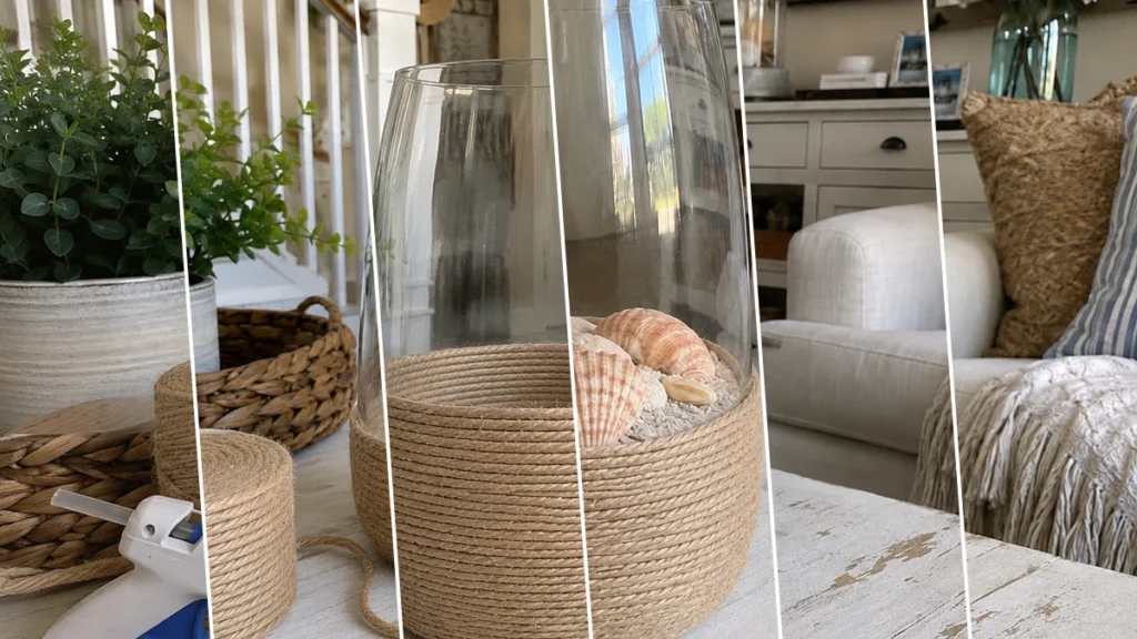 Dollar Tree Coastal Summer Lantern: Easy Beachy Charm