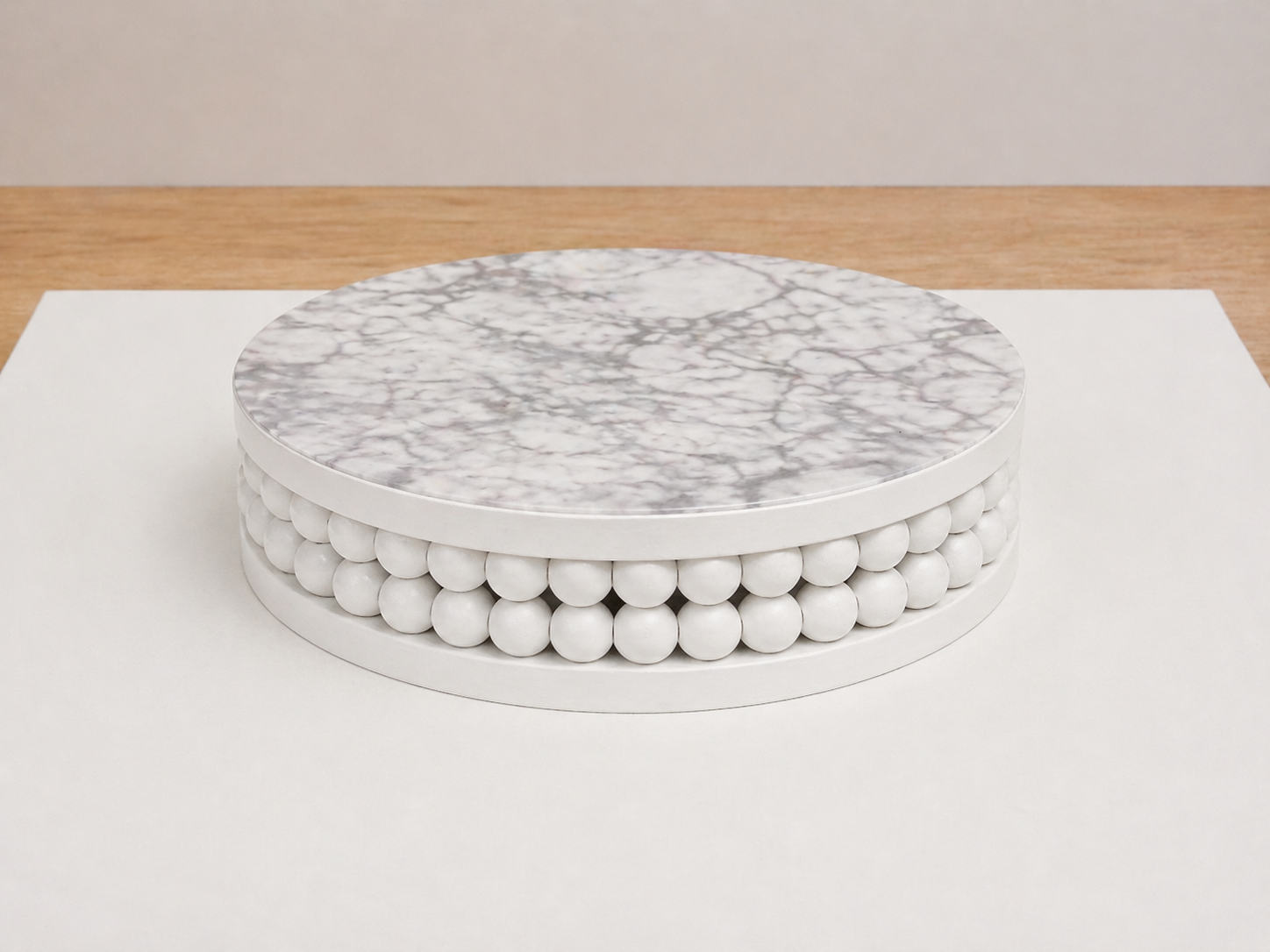 How to apply marble adhesive top - Dollar Tree Glam Marble Pedestal Tray DIY tutorial