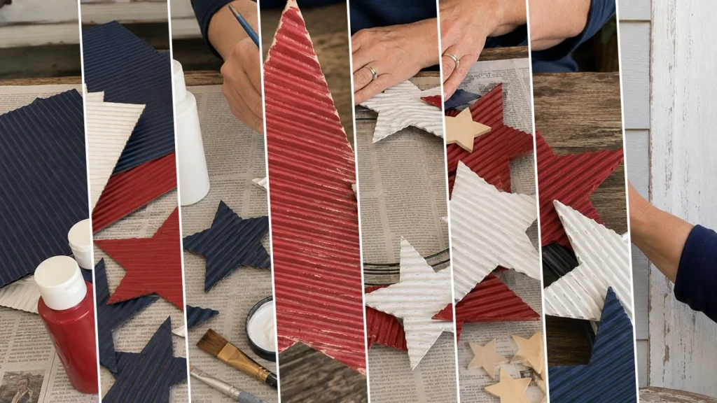 Rustic Patriotic Star Wreath: A Dollar Tree DIY
