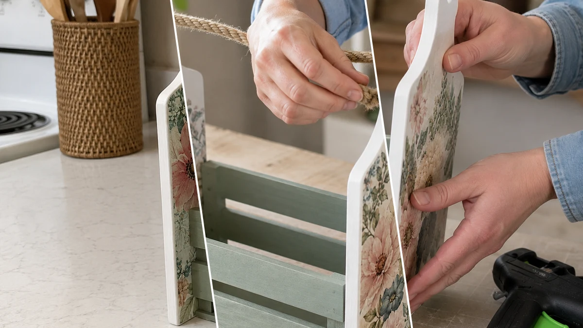 Farmhouse, Cutting Board & Crate DIY