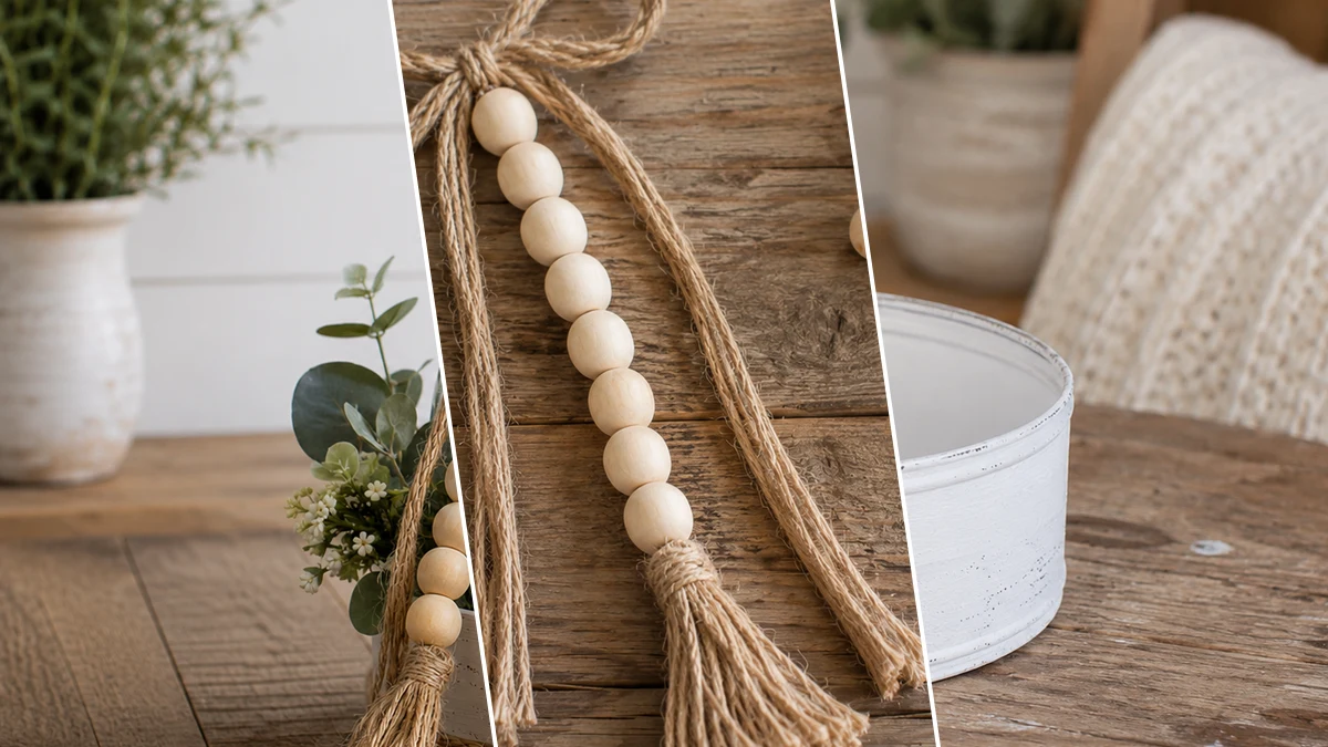 Rustic Farmhouse Hurricane Candle Holder: High-End Dollar Tree DIY
