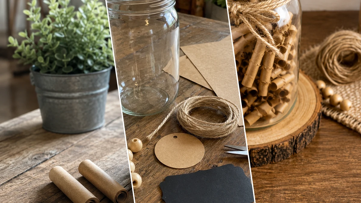 Rustic Father’s Day Memory Jar: A Handmade Gift for Dad