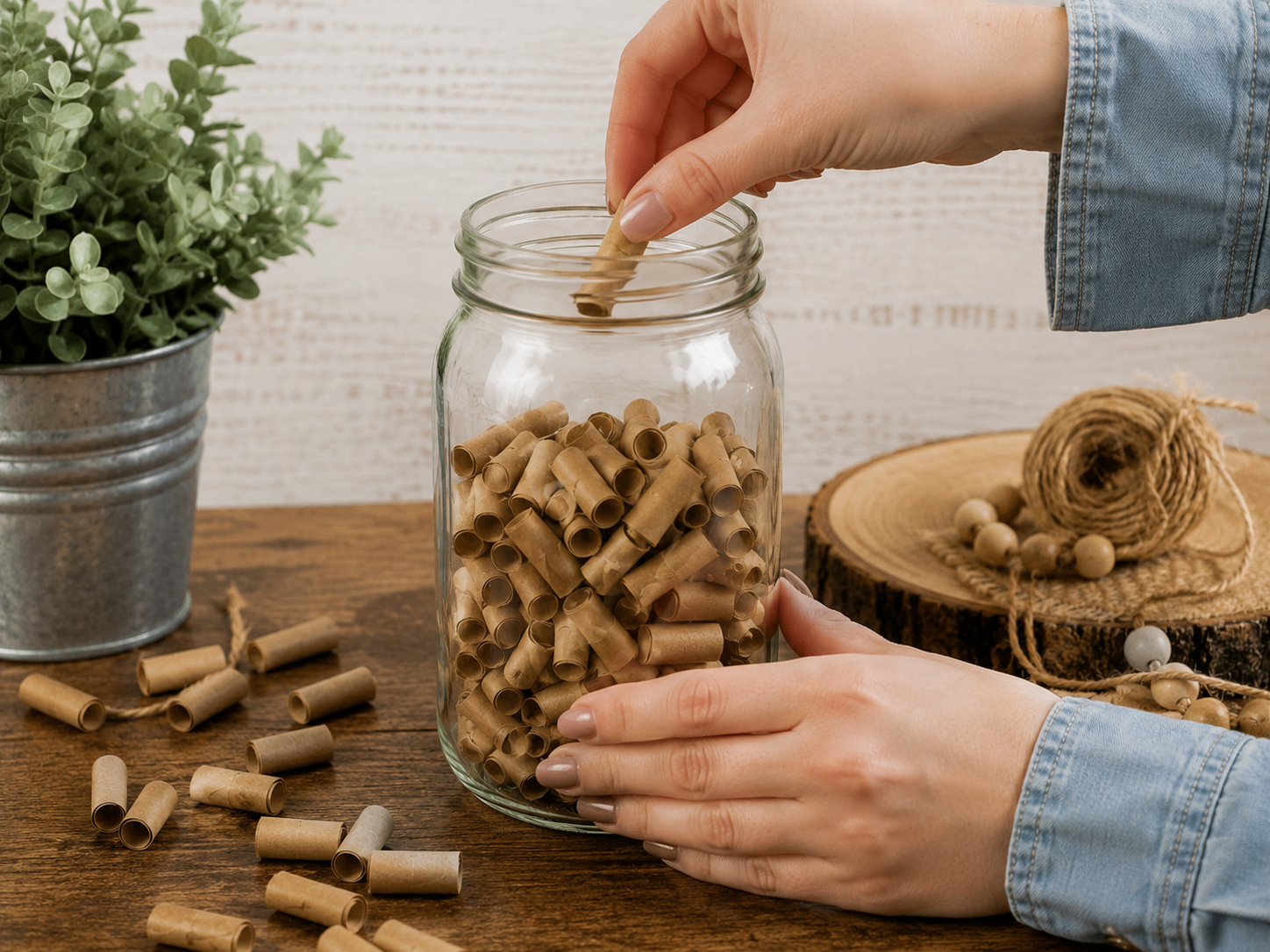How to fill the memory jar - Rustic Father’s Day Memory Jar: A Handmade Gift for Dad DIY tutorial
