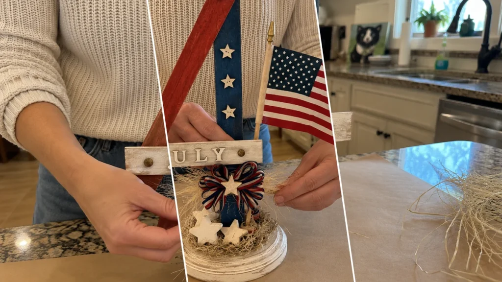 Rustic Freedom Flag Stand: DIY 4th of July Decor