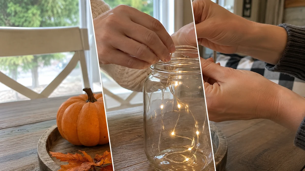 DIY Rustic Ghost Mason Jar Lantern for Cozy Halloween Fall Tables, DIY Holiday & Seasonal craft tutorial for Halloween