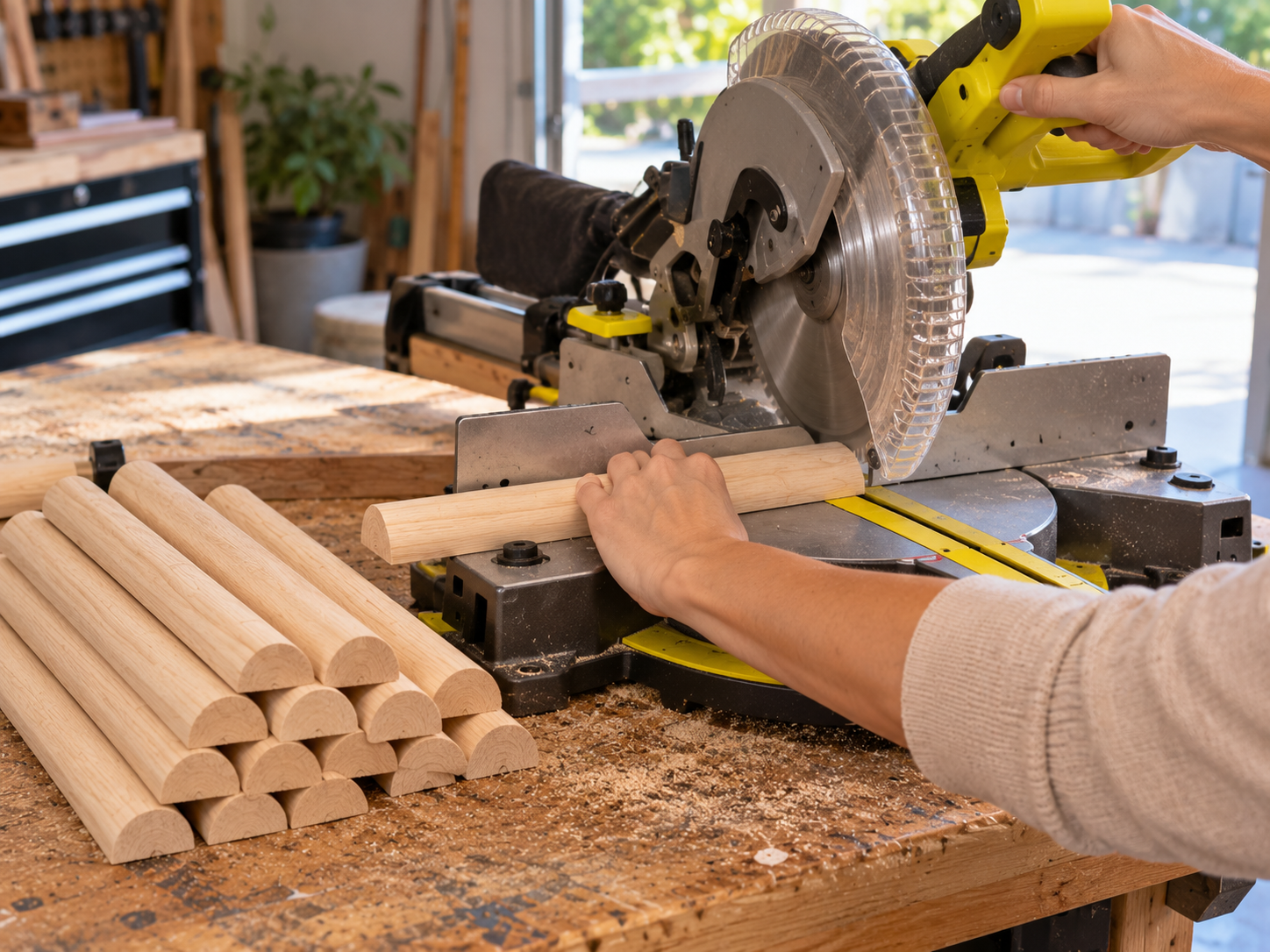 DIY Fluted Wood Wall Shelf with Dark Walnut Finish, step 1: Cut and Prepare Wood Components