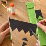 DIY Frankenstein Paper Lunch Bag Treat Bags for Halloween Party Favors