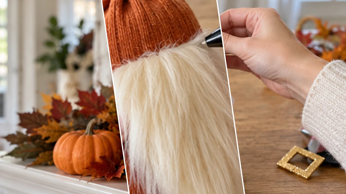 DIY Pilgrim Gnome Craft for Thanksgiving Mantel Decor, DIY Holiday & Seasonal craft tutorial for Thanksgiving